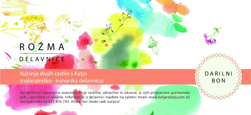 Delavnica Divje rastline in cvetje